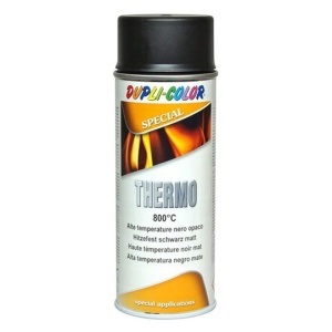 VOPDEA SPRAY THERMO REZISTENT LA TEMPERATURA 800C NEGRU 400ML DUPLICOLOR