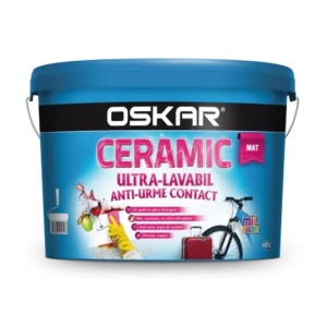 VOPSEA LAVABIL CERAMIC ULTRA ALB MAT 2.5L OSKAR