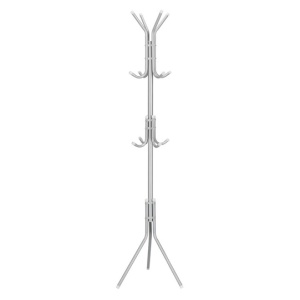 CUIER PENTRU HAINE TIP POM CU 12 CARLIGE 173CM GRI