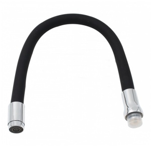 PIPA FLEXIBILA PENTRU BATERIE BUCATARIE NEGRU 56