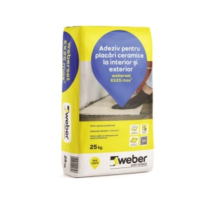 ADEZIV GRESIE SI FAIANTA MAX 25kg EXTERIOR WEBER