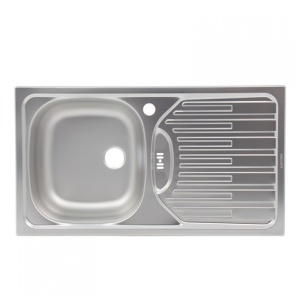 CHIUVETA BUCATARIE INOX ET78 1C+1P STANGA MAT PYRAMIS