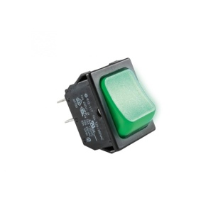 COMUTATOR 250V 2 CIRCUITE CU BEC VERDE STV 02