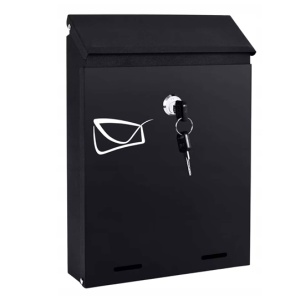 CUTIE POSTALA DE EXTERIOR PENTRU GARD,PERETE DIN OTEL ZINCAT 26x6x19CM