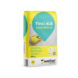 MORTAR TINCI WEBER ALB 25 Kg
