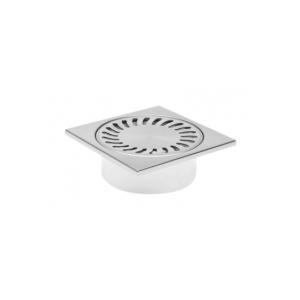 SIFON DE PARDOSEALA CU IESIRE VERTICALA GRATAR INOX DN50