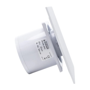 VENTILATOR DE BAIE ECOVENT DECORA 100 SUPER SILENT PANOU PLEXIGLAS ALB MAT - Img 2