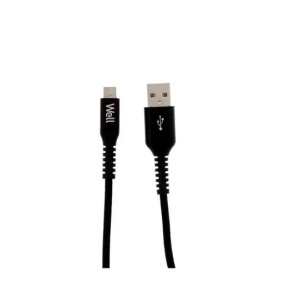 CABLU DE DATE SI INCARCARE MICRO USB 1M WELL