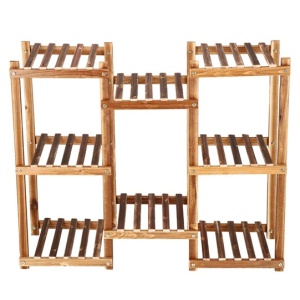 STAND DE FLORI DIN LEMN CU 8 ETAJERE SUPORT GA198 85x70CM GA-0198