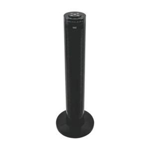 VENTILATOR TURN 81CM 45W CU TELECOMANDA, NEGRU GLACIAL WELL
