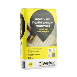 ADEZIV MARMURA WEBERSET MARMOPLUS 25 KG WEBER