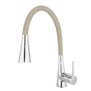 BATERIE BUCATARIE STATIVA CU PIPA FLEXIBILA ZUMBA2 BZA42P BEJ FERRO