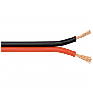 CABLU DIFUZOR ROSU-NEGRU 2X1