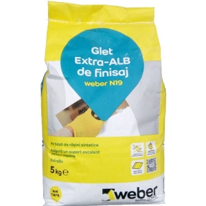 GLET FINISAJ EXTRA ALB N19 5Kg WEBER