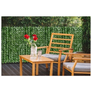 PANOU PARAVAN CU FRUNZE ARTIFICIALE PENTRU GARD SAU BALCON 100x300CM VERDE GO-L52F - Img 6