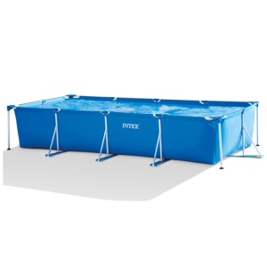 PISCINA CADRU METALIC INTEX 450X220X84CM 7100L CU POMPA DE FILTRARE