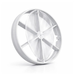 VENTILATOR DE BAIE ECOVENT DECORA 100 SUPER SILENT PANOU PLEXIGLAS ALB MAT - Img 3