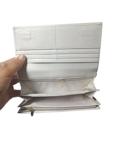Portofel personalizat din piele naturala, culoare milky white, personalizat cu poza si text - Hassion a05 (2) - Img 4