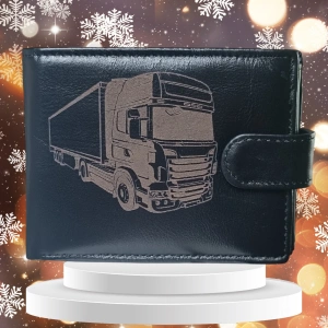 TITA - Portofel personalizat piele naturala negru, DOAR TIR - 207 (2)