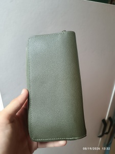 Portofel dama verde, imitatie de piele - Img 2