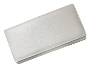 Portofel personalizat din piele naturala, culoare milky white, personalizat cu poza si text - Hassion a05 (2) - Img 2