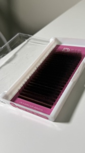 Extensii de gene PREMADE 3DW maro DID LASH (Ultra Black Brown)