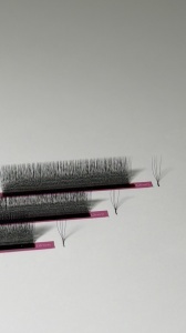 Extensii de gene PREMADE 4DU negre DID LASH (Ultra Black) - Img 3