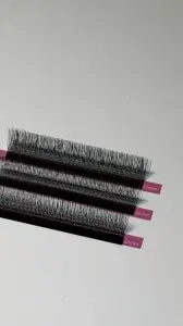 Extensii de gene PREMADE 5DU negre DID LASH (Ultra Black) - Img 3