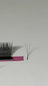 Extensii de gene PREMADE 3DW negre DID LASH