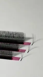 Extensii de gene PREMADE 5DU negre DID LASH (Ultra Black) - Img 4