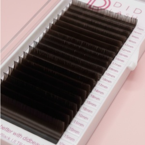 Extensii gene ULTRA maro închis DID LASH (Ultra Brown Black) - Img 2