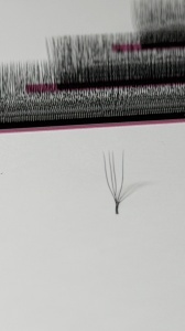 Extensii de gene PREMADE 5DW negre DID LASH (Ultra Black) - Img 2
