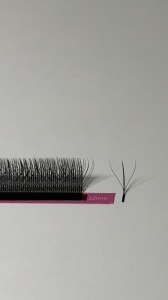 Extensii de gene PREMADE Wispy 3DW negre DID LASH (Ultra Black)