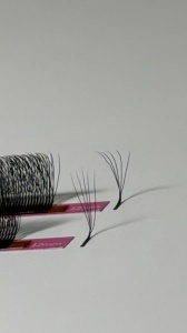 Extensii de gene PREMADE 5DW negre DID LASH (Ultra Black) - Img 3