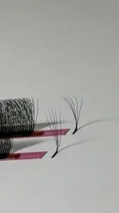 Extensii de gene PREMADE 5DW negre DID LASH (Ultra Black) - Img 3