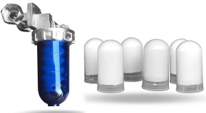 Filtru anticalcar DOSAMAX BLU 1/2 - 1/2 + 6 rezerve