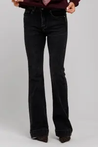Blugi flare negri