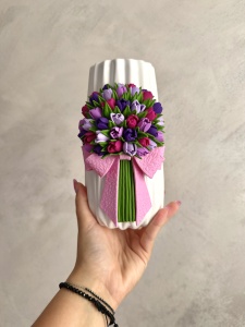 Vază „Grădina de Lavandă” - 19 cm