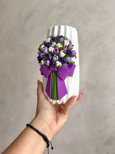 Vază „Regal Purple” - 19 cm - Img 3