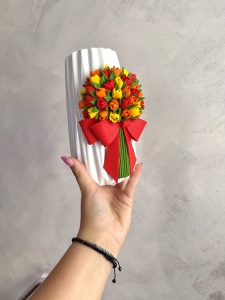 Vază „Flori de Toamnă” - 19 cm - Img 2