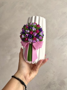 Vază „Grădina de Lavandă” - 19 cm - Img 3