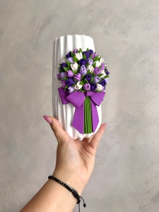 Vază „Regal Purple” - 19 cm - Img 2