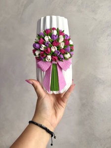 Vază „Grădină de Primăvară” - 19 cm