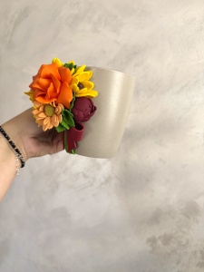 Cană crem-bej - 🧡 Foc - Img 3