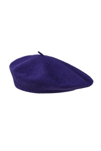 Bereta dama, model chic elegant, tematica fashion winter, M2, marime universala, mov inchis