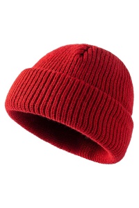 Caciula barbati, model minimalist, confortabil si comod, tematica cool beanie style, marime universala, rosie - Img 3