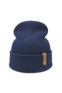 Caciula de iarna, marime universala, unisex, albastru inchis