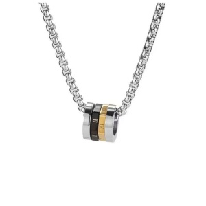 Lant unisex, pandantiv multiplu, model cu litere romane, tematica versatile fashion, multicolor,