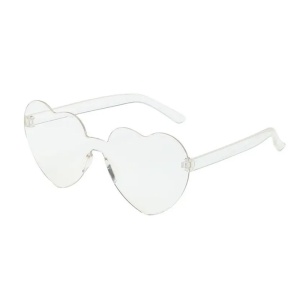 Ochelari de soare, dama, model pentru festival, super cool, marime universala, albi