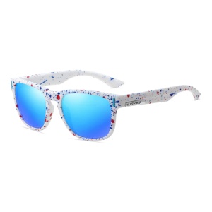 Ochelari de soare pentru barbati, model casual, tematica sport summer, marime universala, albi